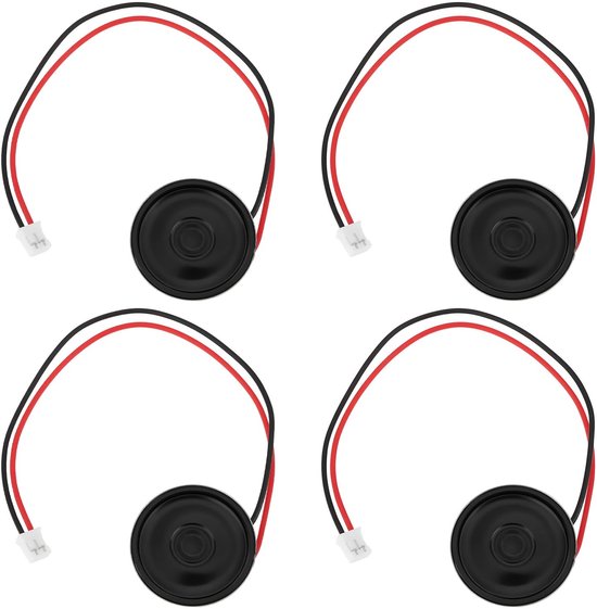 Dailygoody - Interne Speakers - Kwaliteitsgeluid voor Sega Game Gear - 28mm 8Ω 1W - Geschikt voor Gaming - Ideaal voor Geluidsweergave - Set van 4