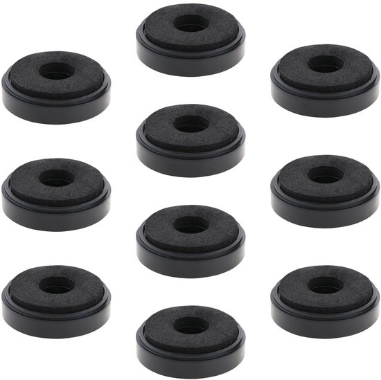 Dailygoody - Versterker pads - Vloermat voor luidsprekers - Duurzaam en stabiel - Zwart - Geluidsabsorberende voeten - Voor gebruik met soundbar stand...