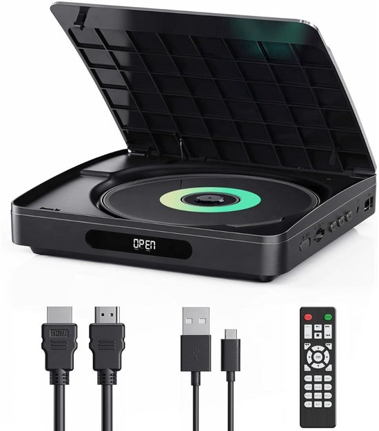 DailySupplies® DVD Speler met HDMI - Externe DVVD Speler - Zwart