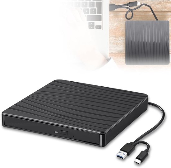 DailySupplies® Externe DVD Speler voor Laptop - CD Brander - Plug & Play