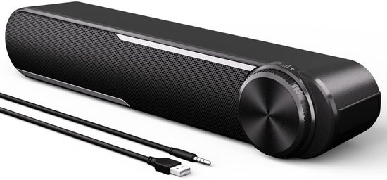 DailySupplies® Soundbar PC - Speaker Computer - Plug & Play - 10W van Merkloos