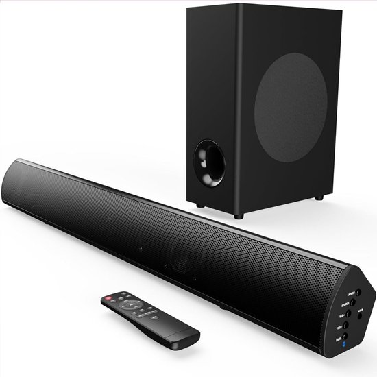 Dailysuppliess Surround Set Home Cinema - Speakers - Thuisbioscoop Set - Draadloos - Bluetooth - Zwart van Merkloos