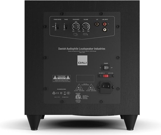 Dali C-8 D subwoofer - Zwart van Dali