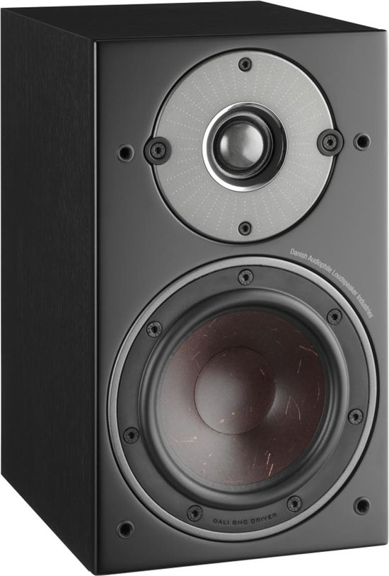 Dali Oberon 1 - Boekenplank Speaker - Zwart (prijs per paar) van Dali
