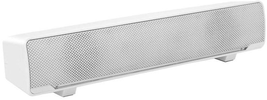 DD Soundbar Pc - Bekabelde en Draadloze Pc -Luidspreker - USB Mini Soundbar - 6x38x7cm - Zwart van Merkloos
