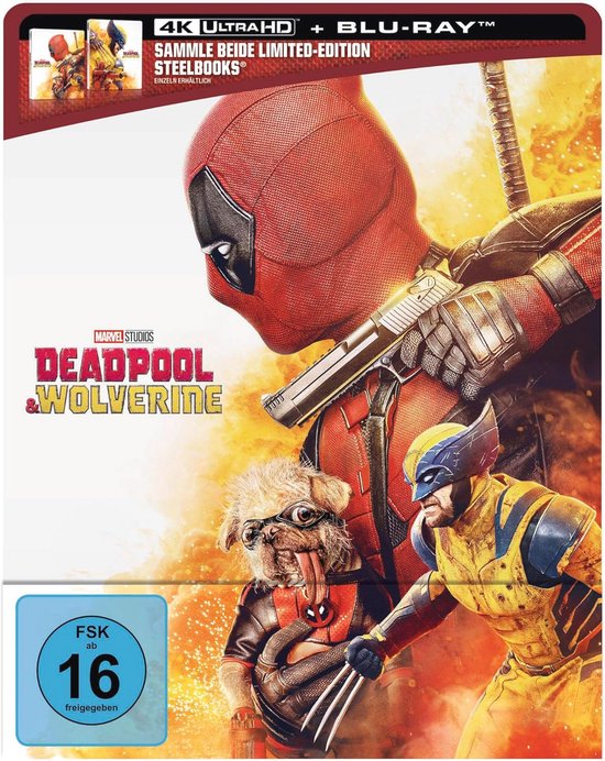Deadpool & Wolverine UHD BD (Lim. Steelbook 'Deadpool') van Merkloos