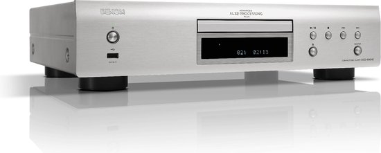 Denon - DCD-900NE - CD-Speler met Advanced AL32 Processing Plus, USB Input en Minder Vibraties - Zilver