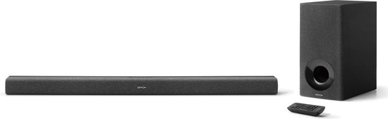 Denon - DHT-S416 - Soundbar met Chromecast, Draadloze Subwoofer, HDMI/ARC, Bluetooth en Dolby Digital - Zwart
