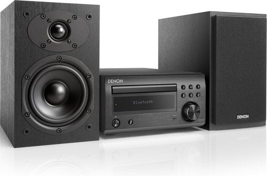 Denon Set RCD-M41DAB Black/Black van Merkloos