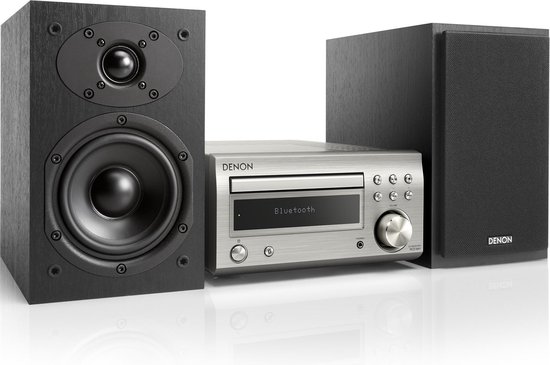 Denon Set RCD-M41DAB Silver/Black van Denon