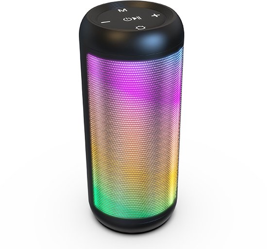 Denver Bluetooth Speaker Draadloos - 60W - Lichteffecten - Muziek Box - AUX - BTL63 - Zwart van Denver