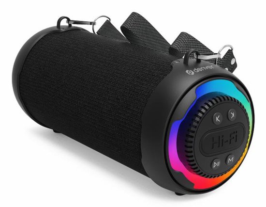 Denver Bluetooth Speaker Draadloos - Lichteffecten - Muziek Box - AUX - TWS Pairing - BTG213 van Denver