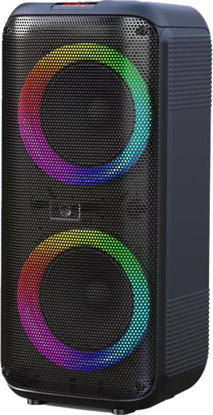 Denver Bluetooth Speaker Party Box - Discolichten - Partybox - Incl. Afstandsbediening - Microfoon Aansluiting - BPS354 van Denver