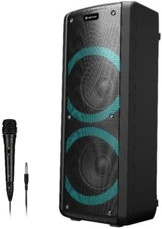 Denver Bluetooth Speaker Party Box - Discolichten - Partybox - Incl. Microfoon - BPS352 van Denver