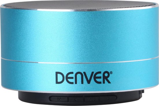 Denver BTS-32 Blauw - Draadloze Bluetooth Speaker van Merkloos
