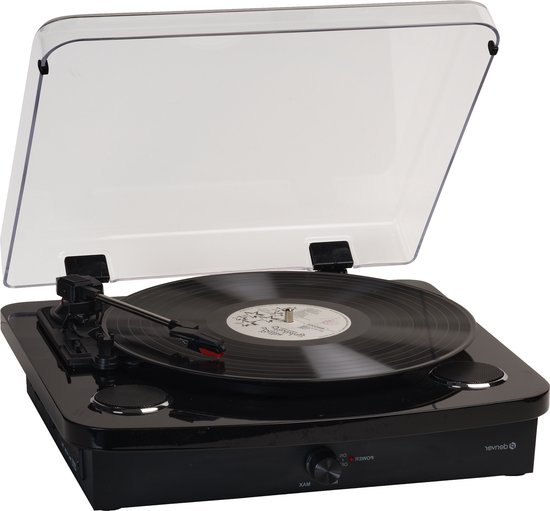 Denver Platenspeler Dual Bluetooth - Ingebouwde Speakers - USB - Retro - VPL230B