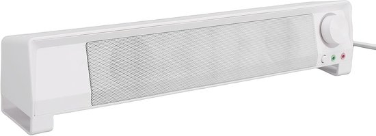 Desktop Luidspreker - Computer Soundbar - Heldere Audio - Ingebouwde Microfoon - 42x10x9 cm