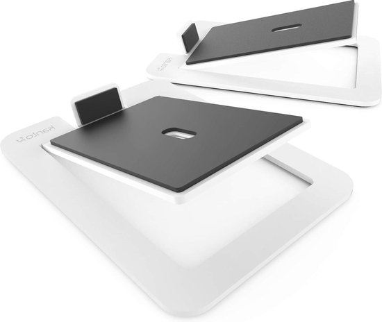Desktop Speaker Stands for Large Speakers - 2 Pack (White) - Kanto S6W speaker stands for table monitor van Kanto