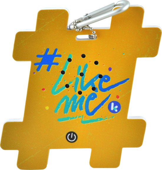 Didak Play MUY pop backpack speaker - like me - geel van Didak Play