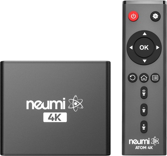Digitale Mediaspeler - 4K Speler - Films Afspelen - Automatisch Afspelen - 4K Ultra-HD - Zwart
