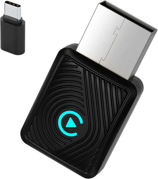DnA® Carplay dongle - Android Auto Dongle - Carlinkit - Carplay Dongle Apple - Carplay Draadloos - Zwart - ‎10cm x 7cm x 2cm van Merkloos