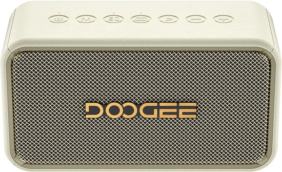 DOOGEE Field Rush - Draagbare Bluetooth Speaker - 130W Vermogen - 28 Uur Speeltijd - Waterdicht IP67 - BT 5.3 - Beige