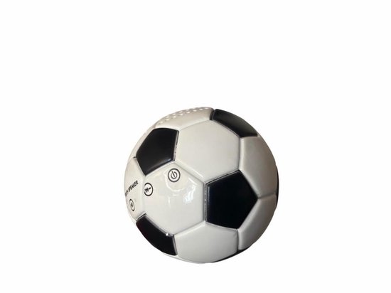 Doppler Zwart-Wit Mini Voetbalbal Bluetooth Speaker - Draadloze Muziek Box van Doppler