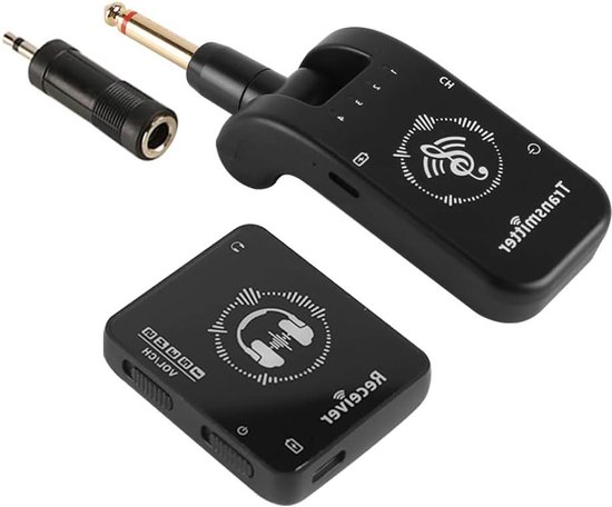 Draadloos Oortje Systeem - In Ear Monitor - Muziek Optreden - 2.4GHz Stabiele Verbinding - 40 Meter Bereik - Zwart