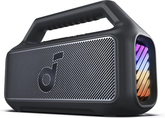 Draadloze 80W Outdoor Bluetooth Speaker met Subwoofer en RGB Lichten - 24 uur Speeltijd, IPX7 Waterdicht, Floatable - Perfect voor Camping, Strand en Tuin van Blaupunkt