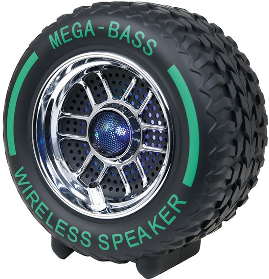 Draadloze Band Speaker – Bluetooth Speaker in Banden Design – Krachtig Geluid – Stoer & Decoratief van Merkloos