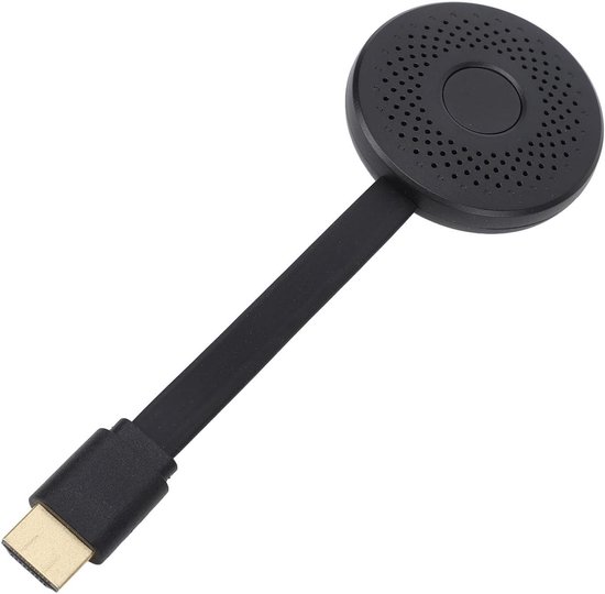 Draadloze Beeldscherm Adapter - HDMI Dongle TV - Streamen Naar TV - Ondersteunt AirPlay Miracast - 4K Resolutie - Zwart