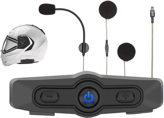 Draadloze Binaurale Motorhelm Headset voor Telefoon en GPS
