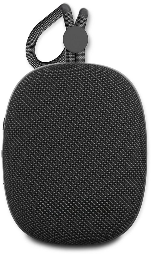 Draadloze Bluetooth Mini Speaker met Koord - IPX5 Waterbestendig - Zwart van Merkloos