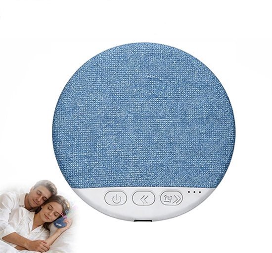 Draadloze Bluetooth Slaapspreker voor Onder het Kussen, Botgeleidingstechnologie, Rustgevende Geluiden en Witte Ruis, Slaaptimer, Geschikt voor Zijslapers, zonder je Partner te Storen - blauwe van Merkloos