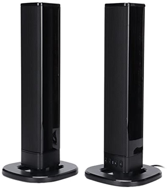 Draadloze Bluetooth Soundbar en Vloerstaande Luidsprekers met LED-indicator van Merkloos
