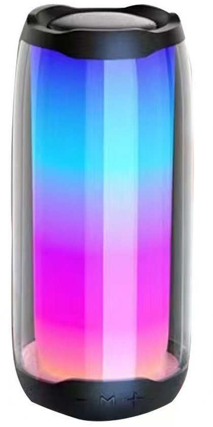 Draadloze Bluetooth Speaker- 360° Lichteffecten-Krachtig Geluid-TWS stereo-verbinding-Bluetooth 5.3-ingang-AUX-ingang-TF-DC- Party Speaker – Geschikt voor Feest, Camping & Thuis van Merkloos