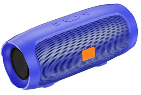 Draadloze Bluetooth Speaker Blauw – 6W Stereo Bass, 360° Surround Sound, 800mAh Batterij, Bluetooth 4.2, FM Radio, USB & TF-kaart – Draagbare Mini Speaker