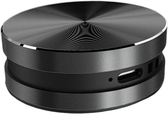 Draadloze Botgeleidingsspeaker - Resonantie speaker - Muziek in de douche - Krachtige zuignap - 5x5x2.5cm - Zwart
