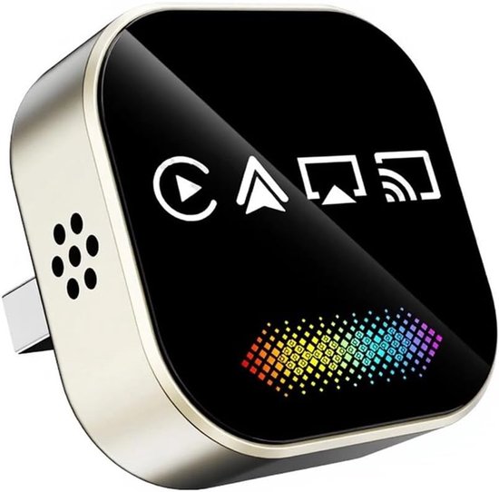 Draadloze CarPlay 4-In-1 AI Smart Box geschikt voor Airplay/Mirror Link/voor Android Auto/Carplay USB-Dongle-Adapter Auto Intelligent Systeem A van Merkloos