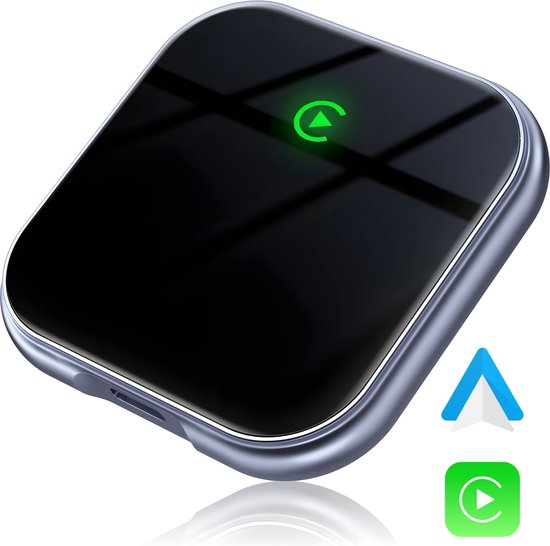 Draadloze CarPlay Adapter - Geschikt voor Apple CarPlay Draadloos Dongle - Geschikt voor Android Auto - Wireless Bluetooth Wifi Ontvanger van Merkloos