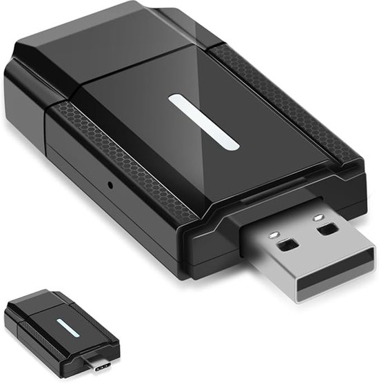 Draadloze CarPlay-adapter Geschikt voor iPhone - Converteer bekabelde CarPlay naar draadloze CarPlay en Android Auto van Merkloos