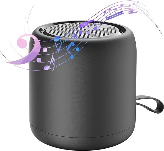Draadloze Draagbare Luidspreker F11 Mini-luidspreker Waterdicht & TWS-stereokoppeling & Subwoofer & Spraakoproepfunctie & Type-C Snelladen, Waterproof Wireless Speaker 24 Uur Batterijduur Verjaardag-Cadeau-Muziek van Merkloos