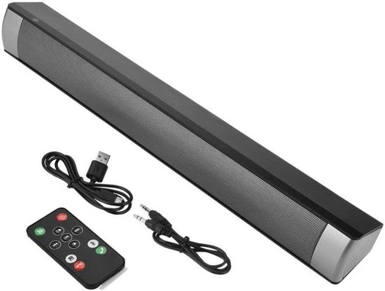 Draadloze Geluidsbalk - Bluetooth speaker - Home cinema - Draadloze verbinding - 40 cm lang - Zwart