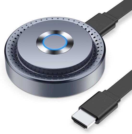 Draadloze HDMI Dongle - Screen Mirror Adapter - Streamen naar TV - Plug en Play - 4K Resolutie - Zwart
