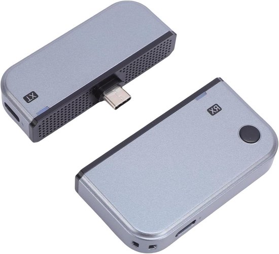 Draadloze HDMI Zender - Video Streamer - Scherm Delen - 50 Meter Bereik - UHD 4K - Zilver
