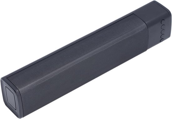 Draadloze Luidsprekerbalk - RGB Soundbar - Muziek Genieten - Dynamische Lichtshows - 32 x 7 x 6 cm - Zwart