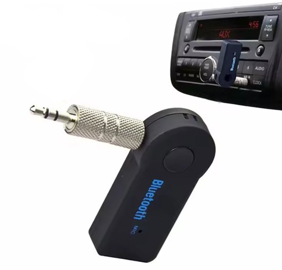 Draadloze muziekontvanger - Bluetooth ontvanger - Voor in de auto - Bluetooth receiver - 35mm A2DP Audio Adapter - 1 stuk - CHPN van Merkloos
