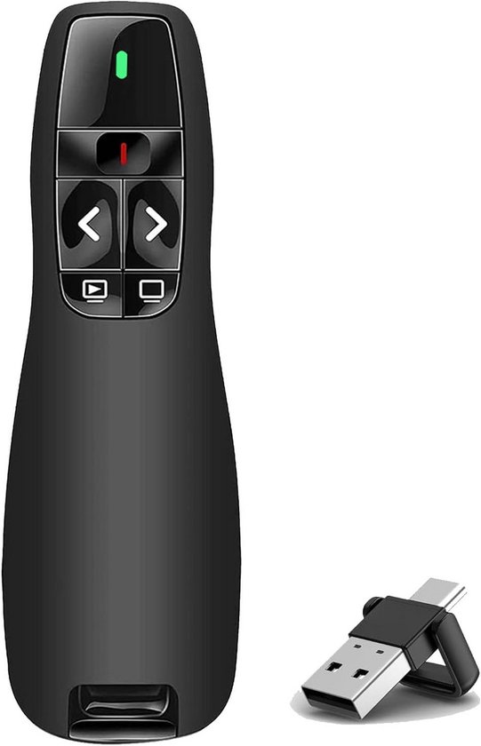 Draadloze Presenter Clicker USB & Type-C voor PowerPoint Presentaties