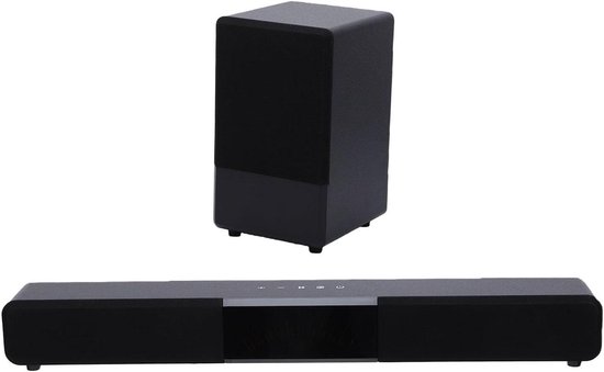 Draadloze Soundbar - Home Cinema Systeem - Film Avond - 2.1 Surround Geluid - 69 cm Lengte - Zwart