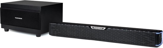 Draadloze Soundbar met 120W Geluidsvermogen - Inclusief Subwoofer - Compact Ontwerp voor Thuisgebruik - Bluetooth 5.0 en Veelzijdige Aansluitmogelijkheden van Merkloos